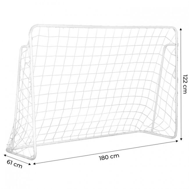Poarta de fotbal 180 x 122 cm cu covoras de antrenament ecotoys ds58010+m edeedids58010+mata