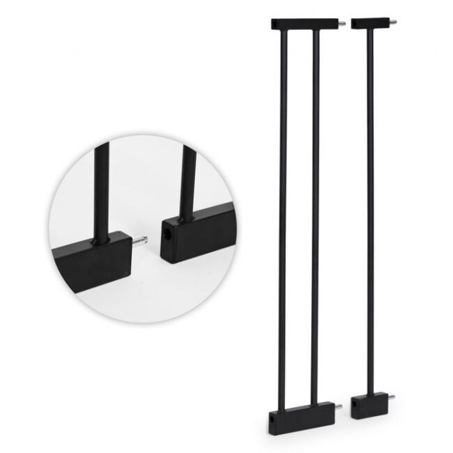 Poarta de siguranta 74-100 cm ecotoys sf-011-bc - lemn metal edeedisf-011-bc