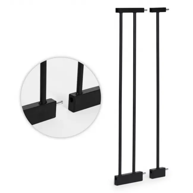 Poarta de siguranta 74-100 cm ecotoys sf-011-bc - lemn metal edeedisf-011-bc