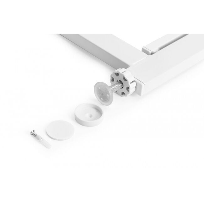 Poarta de siguranta 74-105 cm ecotoys sg-012-w - alb edeedisg-012-w