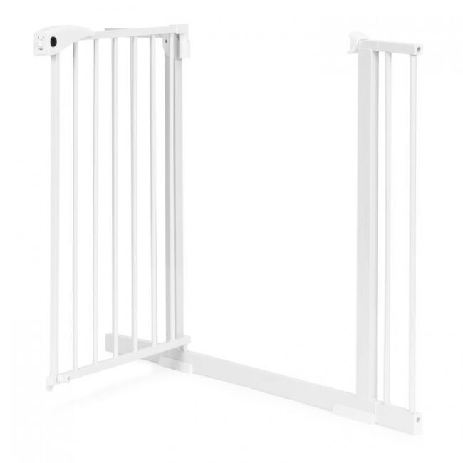 Poarta de siguranta 74-105 cm ecotoys sg-012-w - alb edeedisg-012-w