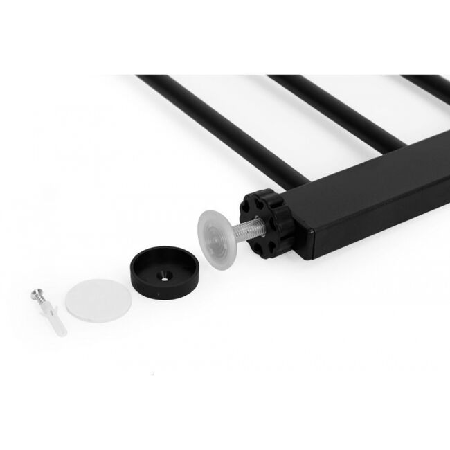 Poarta de siguranta 74-80 cm ecotoys sf-011a-bc - lemn metal edeedisf-011a-bc