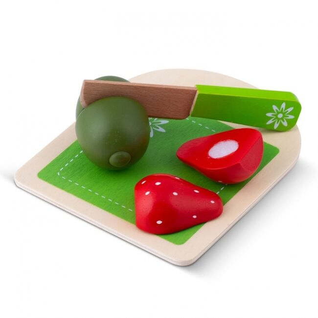 Set de legume din lemn cu velcro, 18 elemente, ricokids rk-872 edeedi787200