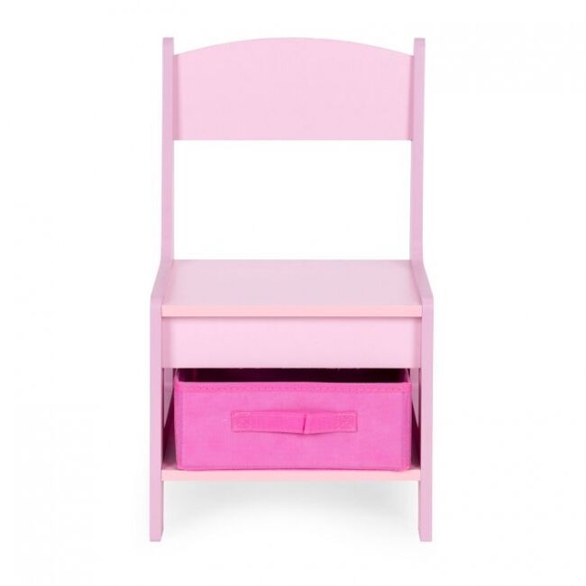 Set de masa cu doua scaune pentru copii ecotoys zkc-1b - roz edeedizkc-1b