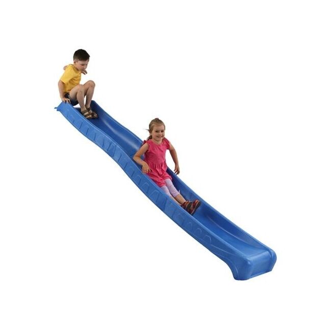 Tobogan pentru copii rocli, 2.9m, hdpe, albastru - okekbt403.015.004.001