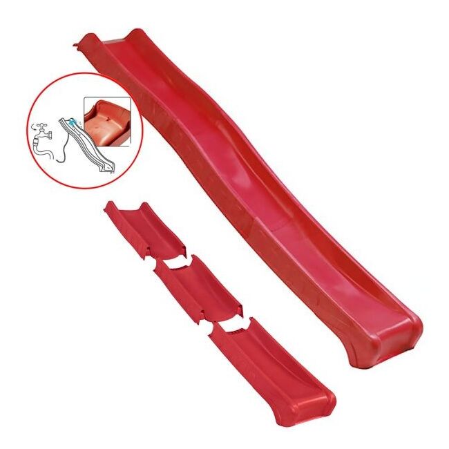 Tobogan pliabil pentru copii rocli, 2.9 m, hdpe, rosu - okekbt403.015.001.001