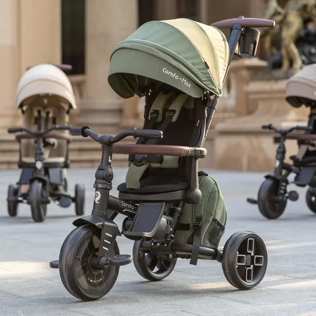 Tricicleta ultrapliabila qplay comfo max verde smb3250t7081