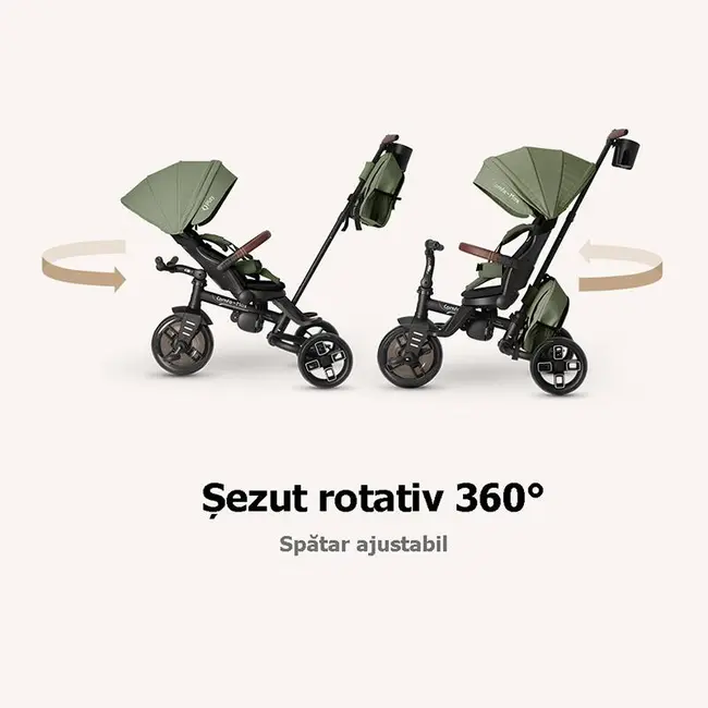 Tricicleta ultrapliabila qplay comfo max verde smb3250t7081