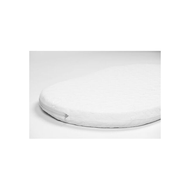 Saltea DualNest in 3 straturi 110x60x10 pentru pat oval cu husa de bumbac - ASC6427968007065