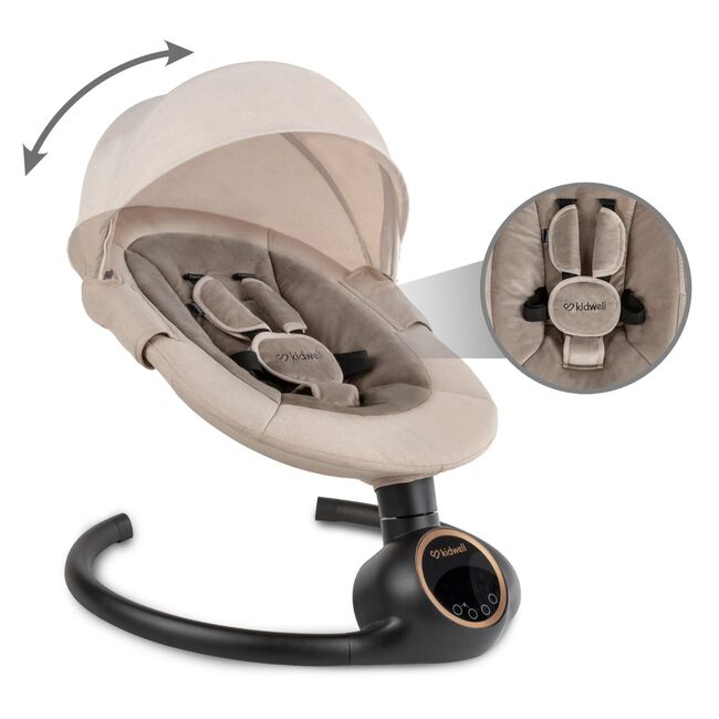 Balansoar Leagan Electric 2 In 1, Bluetooth,  Reve Bej Auriu Pjbbuelrev01a4