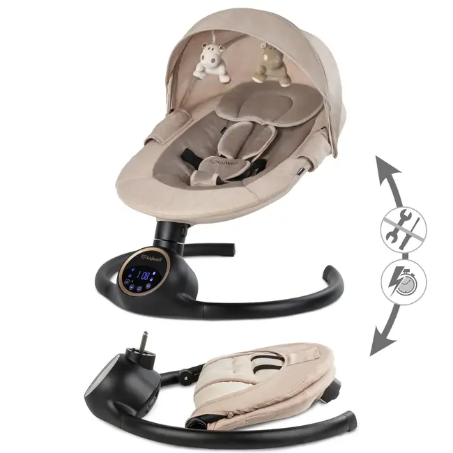 Balansoar Leagan Electric 2 In 1, Bluetooth,  Reve Bej Auriu Pjbbuelrev01a4