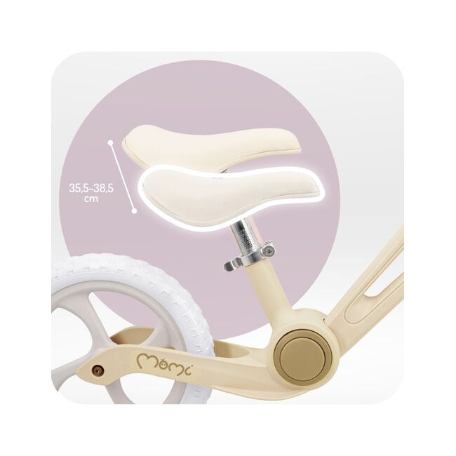 Bicicleta fara pedale, pliabila, Momi Noru - Yellow KRTROBI00083