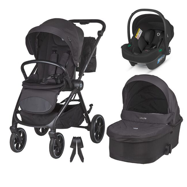 Carucior modular 2in1 coccolle serry jet black+ scoica auto isize coccolle knox black smb325065460325080360