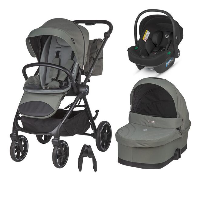 Carucior modular 2in1 coccolle serry moss green+ scoica auto isize coccolle knox black smb325065481325080360