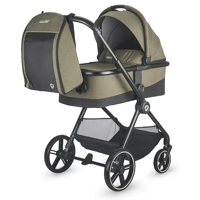 Carucior modular 3in1 coccolle lissia moss green +scoica auto isize coccolle knox black smb324065680325080360