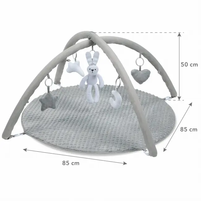 Covoras De Joaca Fata-verso Kidwell Grace Bunny Cu Arcada Interactiva, 5 Jucarii Si Cutie Muzicala In Forma De Iepuras Pjbmaedgrb01a1