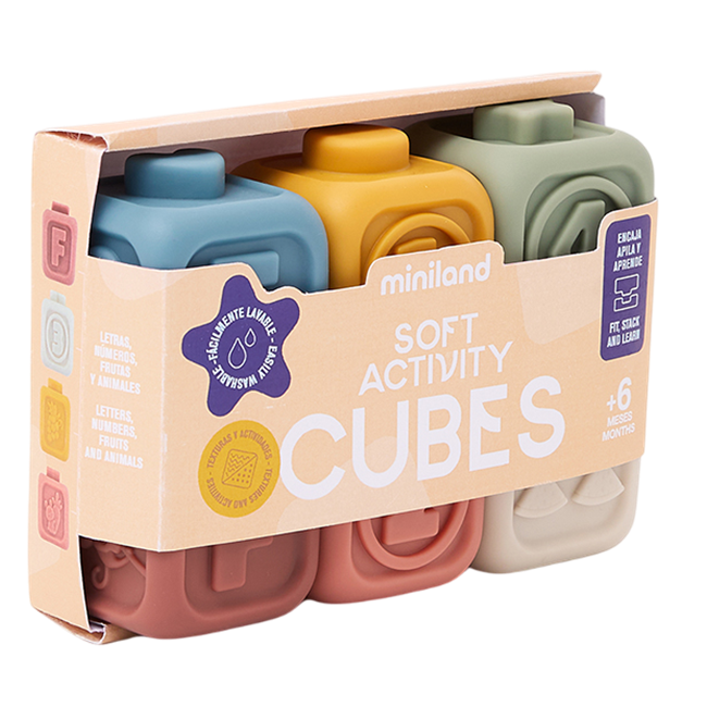 Jucarie educativa cuburi moi pentru toddleri, activities - okeml97316