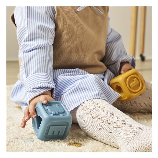 Jucarie educativa cuburi moi pentru toddleri, activities - okeml97316