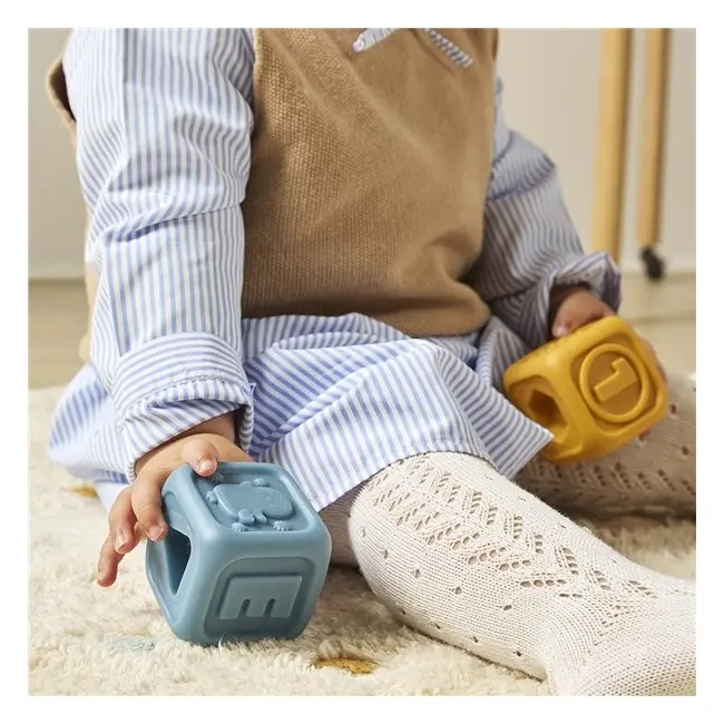 Jucarie educativa cuburi moi pentru toddleri, activities - okeml97316