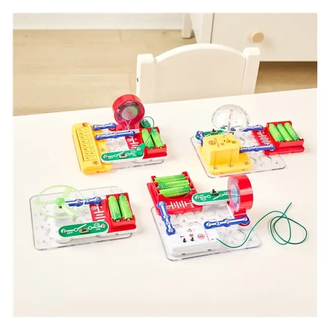 Kit experimente stem electrofun, construieste o lampa disco, de la 8 ani - okeml46103