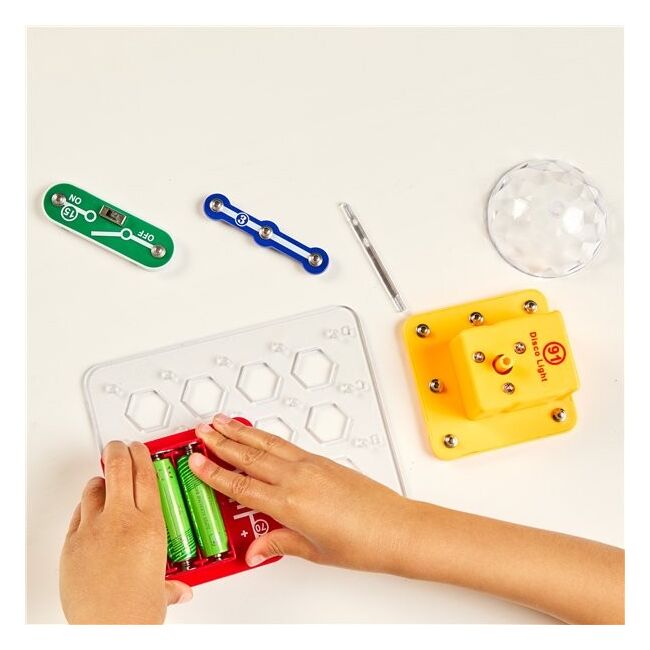 Kit experimente stem electrofun, construieste o lampa disco, de la 8 ani - okeml46103