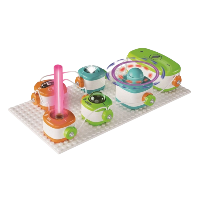 Kit experimente stem electrofun, primul meu kit de electronica, de la 6 ani - okeml46105