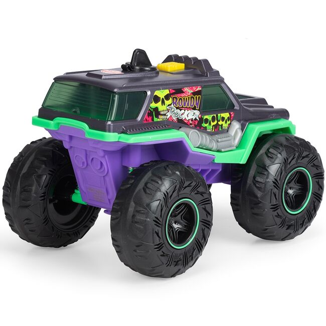 Masina Dickie Toys Rowdy Rocker 25 cm verde cu lumini si sunete HUBS203764025