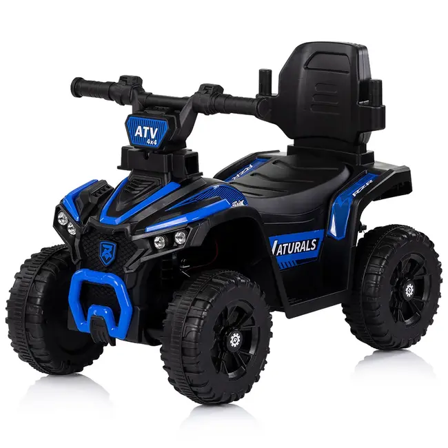 Masinuta de impins Chipolino ATV cu maner blue HUBROCATVH02504BL
