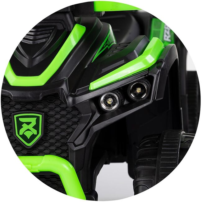 Masinuta de impins Chipolino ATV cu maner green HUBROCATVH02503GR