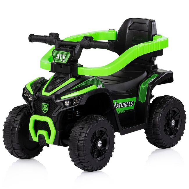Masinuta de impins Chipolino ATV cu maner green HUBROCATVH02503GR