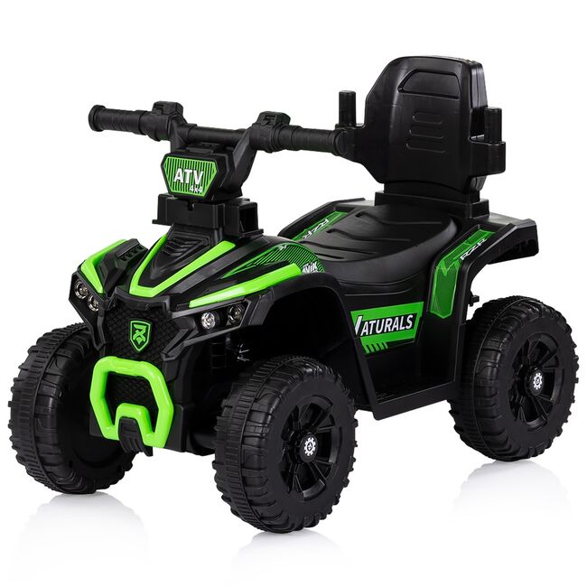 Masinuta de impins Chipolino ATV cu maner green HUBROCATVH02503GR