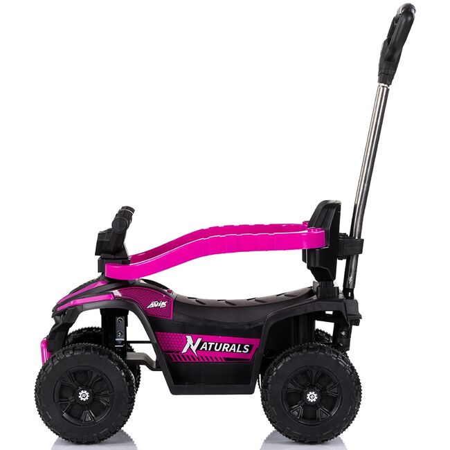 Masinuta de impins Chipolino ATV cu maner pink HUBROCATVH02505PI