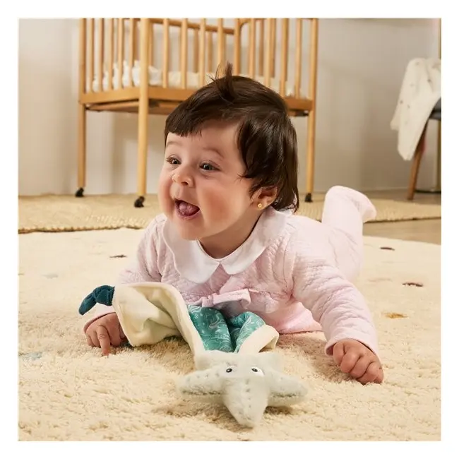 Paturica moale de atasament pentru bebe ocean, de la 0 luni - okeml97361