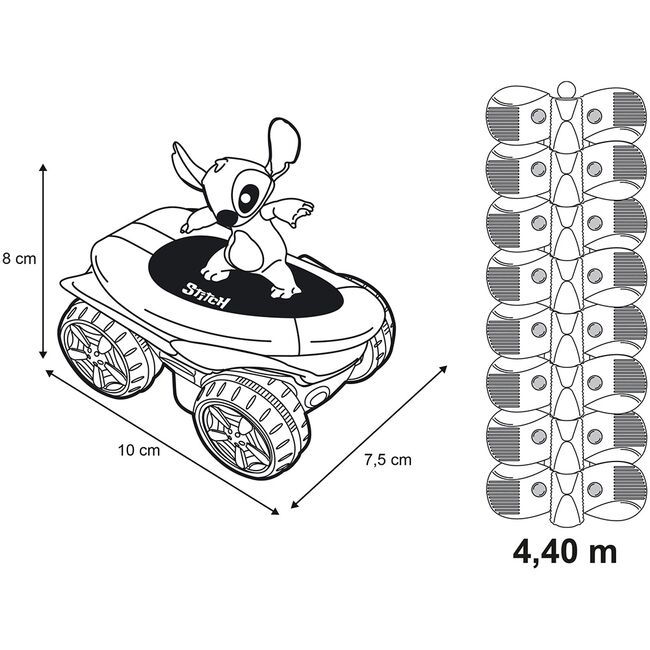 Pista Smoby Stitch FleXtreme Set circuit de curse HUBS7600180927