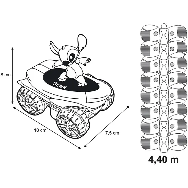 Pista Smoby Stitch FleXtreme Set circuit de curse HUBS7600180927