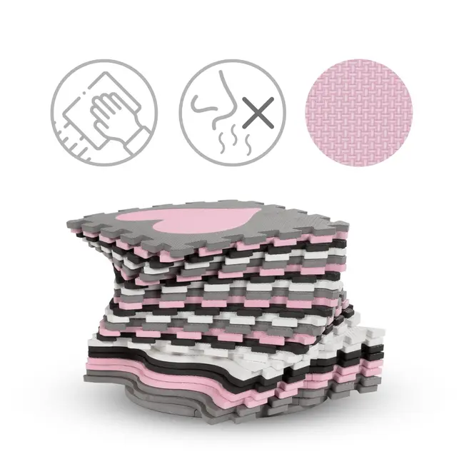 Puzzle Din Spuma Kidwell Happy Love   Covoras De Joaca Mare, Moale Si Sigur Pentru Copii Pjbpupihap01a1