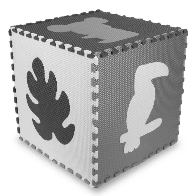 Puzzle Senzorial Kidwell Senso Tropical   Covoras Moale Din Spuma Eva Pentru Dezvoltarea Copilului Pjbpupisen01a1