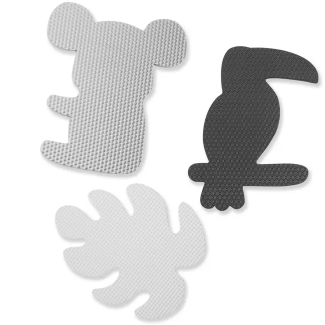 Puzzle Senzorial Kidwell Senso Tropical   Covoras Moale Din Spuma Eva Pentru Dezvoltarea Copilului Pjbpupisen01a1