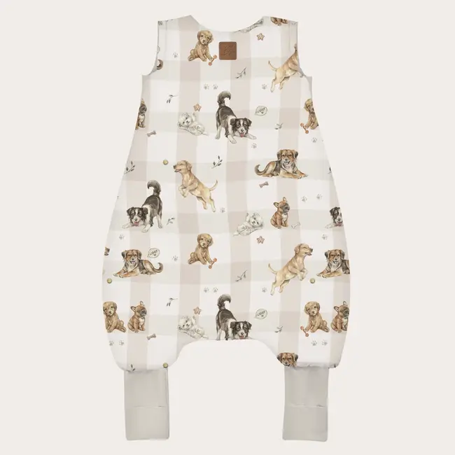 Sac De Dormit Cu Picioare, Bumbac 1 Tog, Happy Puppies, S, 1-3 Ani Pjb14937-6990