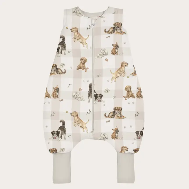 Sac De Dormit Cu Picioare, Bumbac 1 Tog, Happy Puppies, S, 1-3 Ani Pjb14937-6990