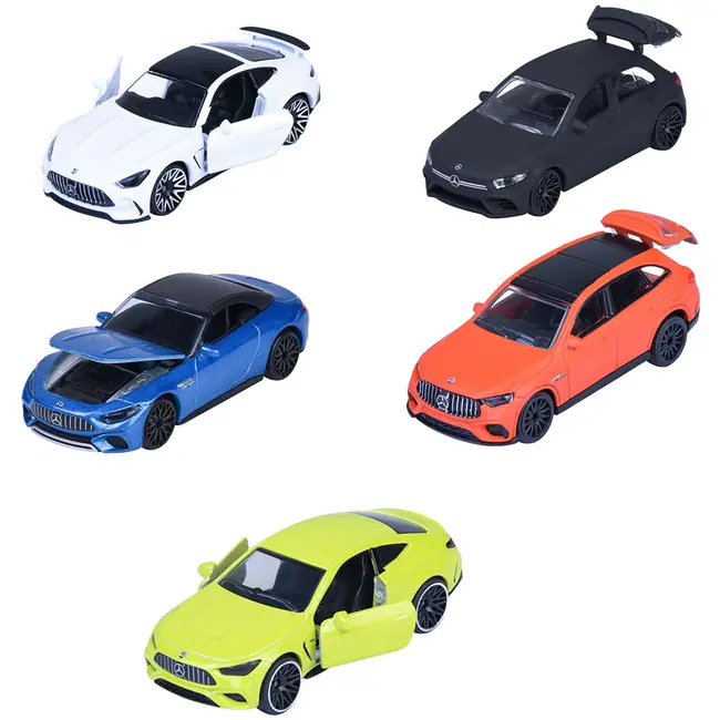 Set Majorette Mercedes-AMG cu 5 masinute HUBS8502105000