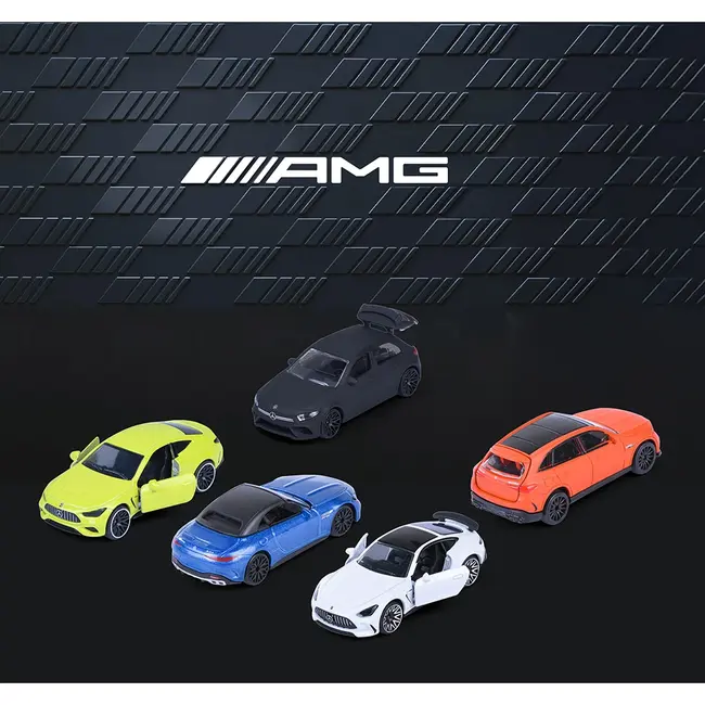 Set Majorette Mercedes-AMG cu 5 masinute HUBS8502105000