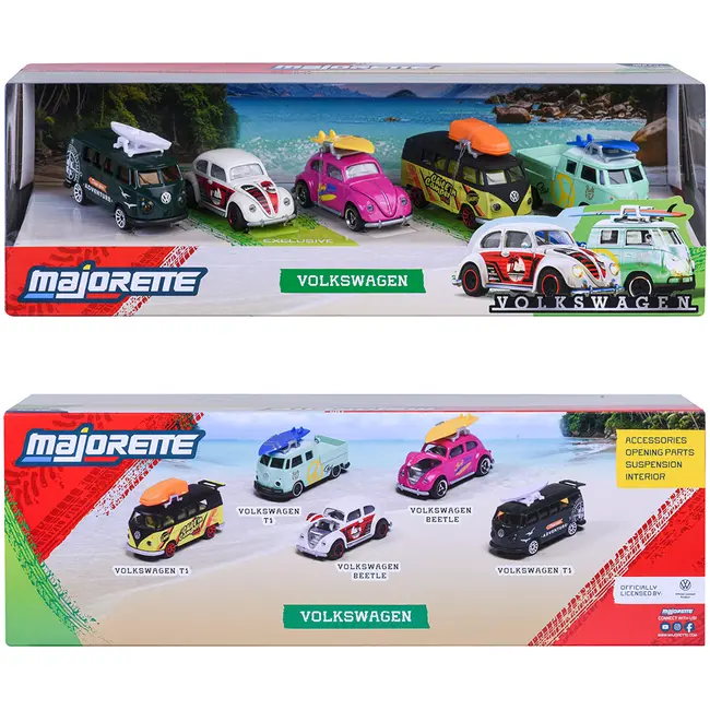 Set Majorette Volkswagen cu 5 masinute HUBS8504105003