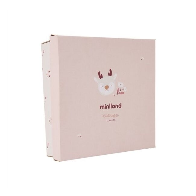 Set cadou bebe - zornaitoare si paturica moale de atasament caprioara, de la 0 luni - okeml97370