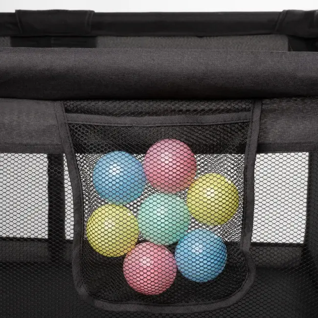 Tarc De Joaca Kidwell Fanko Negru 180a 200 Cm   Spatiu Extra-generos Si Sigur Pentru Copilul Tau Pjbkomofan03a3