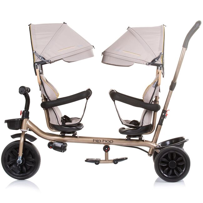 Tricicleta gemeni Chipolino Hip Hop sand HUBTRKHH0233SA