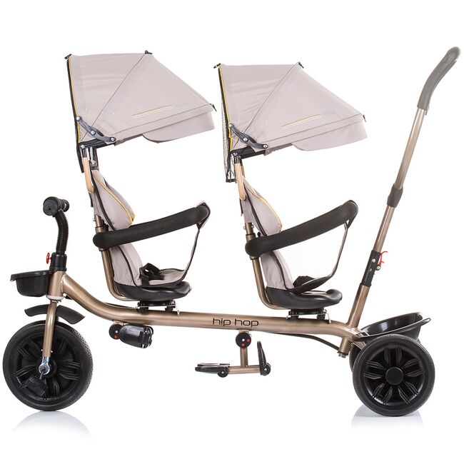 Tricicleta gemeni Chipolino Hip Hop sand HUBTRKHH0233SA