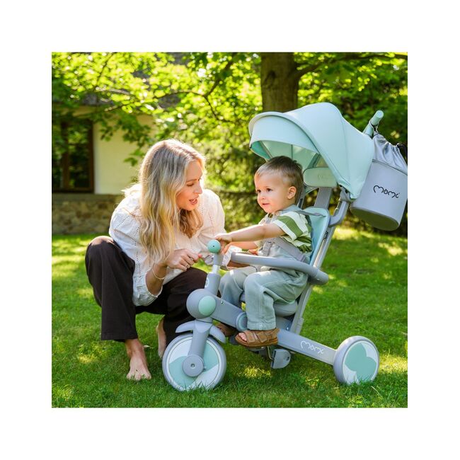 Tricicleta transformabila 4in1 Momi, Solivia - Green KRTROTR00018