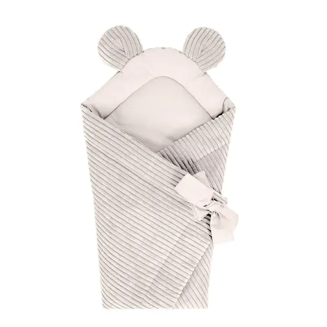 Baby Swaddle For Sleeping And Wrapping Pentru Nou-nascuti Meowbaby   Aesthetic Ecru ,   Confort Si Siguranta Din Primele Clipe Pjbmar86ie