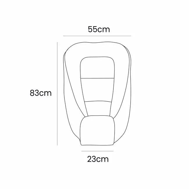 Babynest Pentru Bebelusi Meowbaby   Aesthetic Color Ecru ,   Spatiu Sigur Pentru Somn Si Joaca Pjbkokabh01